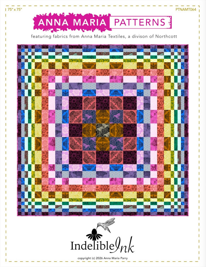 Indelible Ink Quilt Pattern By Anna Maria Patterns