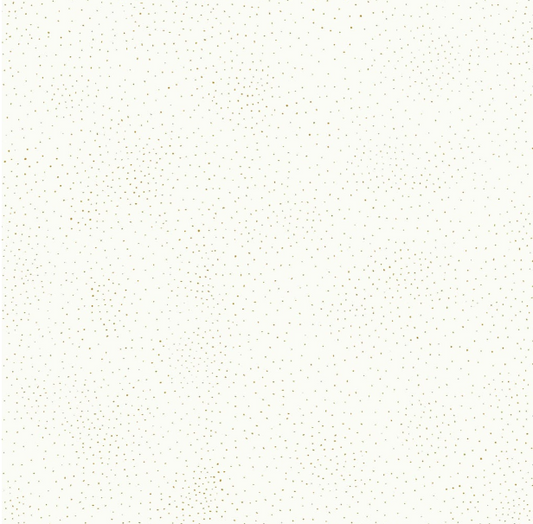 Preorder - Clothworks - Laurel Birch Basic Dot - Y2662-1M White Gold Metallic - Ships May 2026
