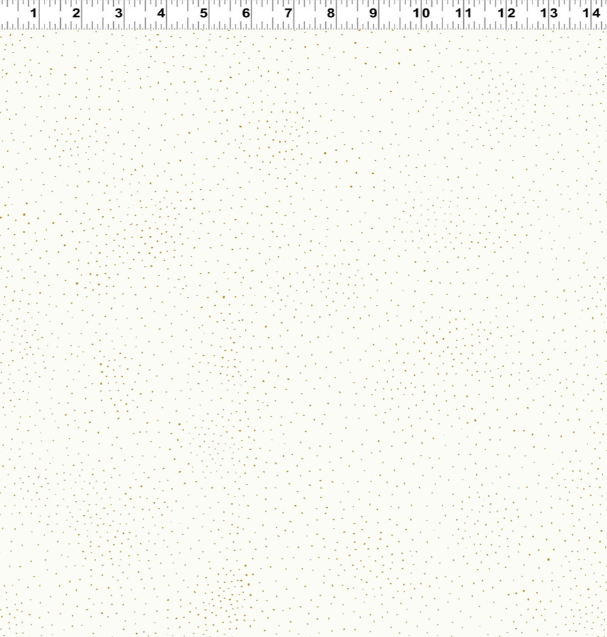 Preorder - Clothworks - Laurel Birch Basic Dot - Y2662-1M White Gold Metallic - Ships May 2026