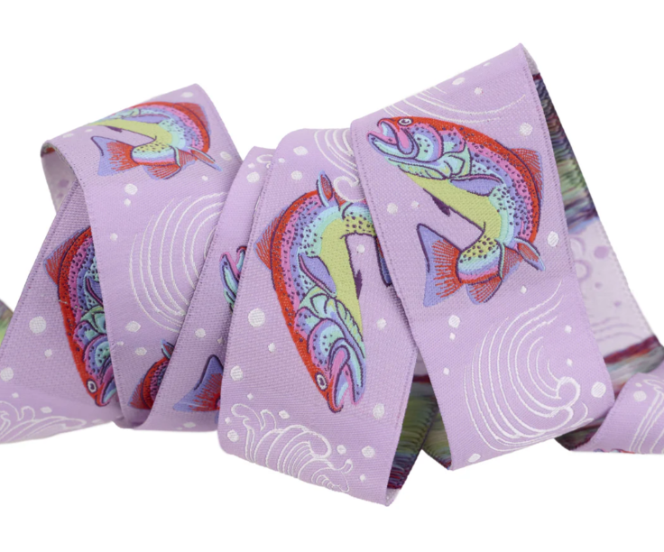 Tula Pink - Full Moon Forest II Ribbon - Sofishticated Blossom - 1-1/2" - By The Yard
