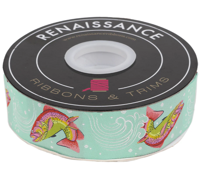Tula Pink - Full Moon Forest II Ribbon - Sofishticated Enchanted - 1-1/2" - By The Yard