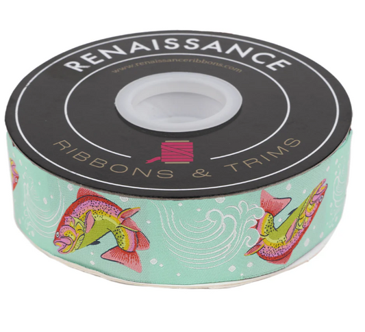 Tula Pink - Full Moon Forest II Ribbon - Sofishticated Enchanted - 1-1/2" - By The Yard