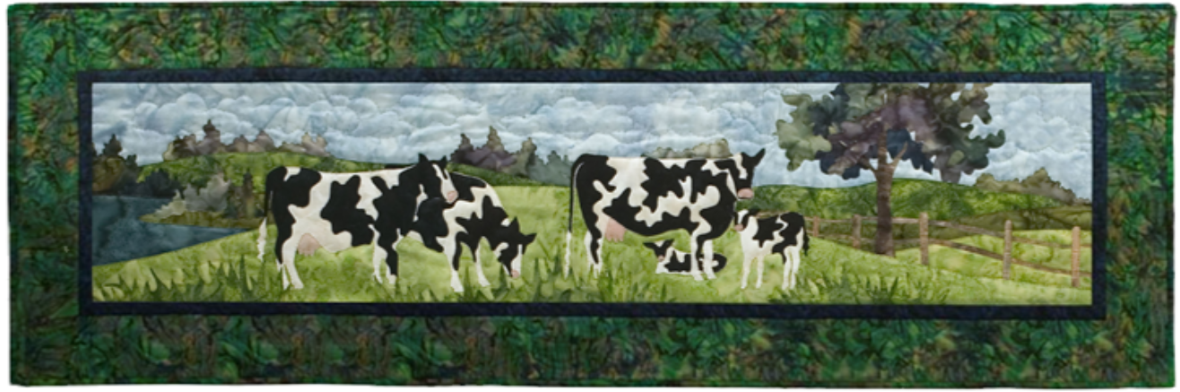 Holstein Ahead Quilt Block Pattern By McKenna Ryan - Block 3 in Storybook Farm Quilt