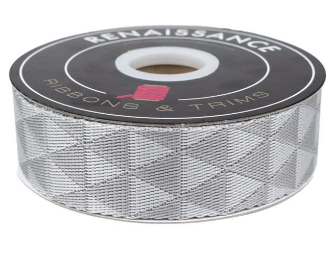 Tula Pink - Graywork Webbing - Kinda Shady Whisper - 1-1/2" - By The Yard