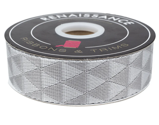 Tula Pink - Graywork Webbing - Kinda Shady Whisper - 1-1/2" - By The Yard
