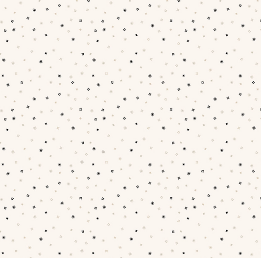 PREORDER - Clothworks - Shhh Collection - Scattered Geometric Confetti - Y4938-7 Dark Gray - Ships September 2026