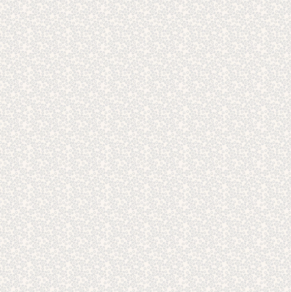 PREORDER - Clothworks - Shhh Collection - Packed Floral Flowers - Y4942-5 Light Gray - Ships September 2026