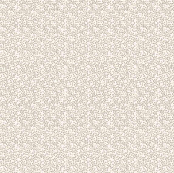 PREORDER - Clothworks - Shhh Collection - Packed Floral Flowers - Y4942-62 Taupe - Ships September 2026