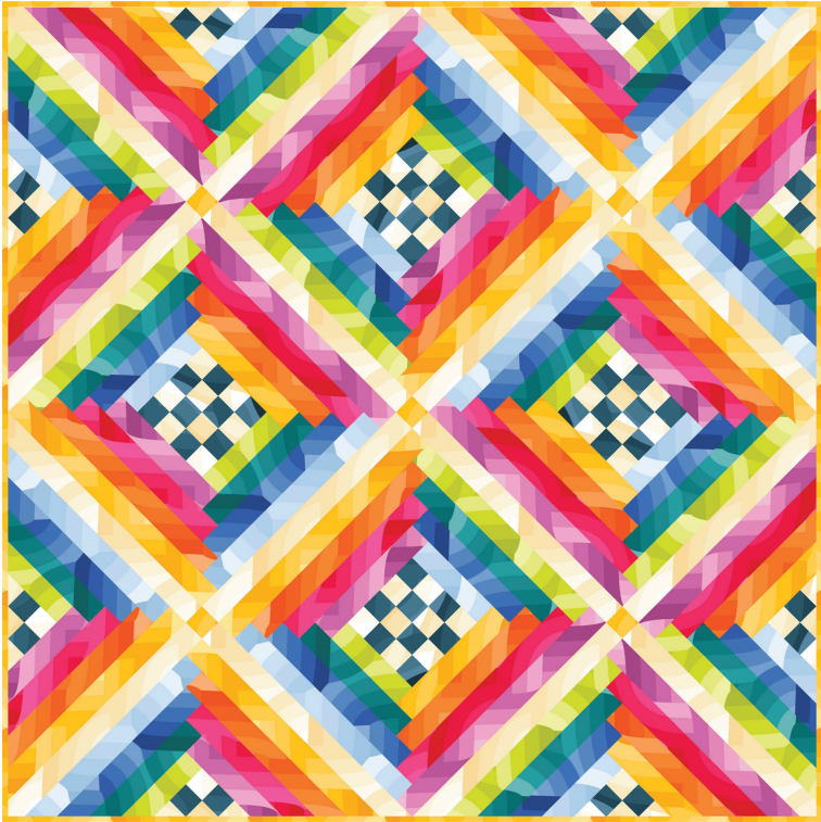 Courthouse Checks Quilt Pattern and Kit Featuring Echo By Emily Van Hoff