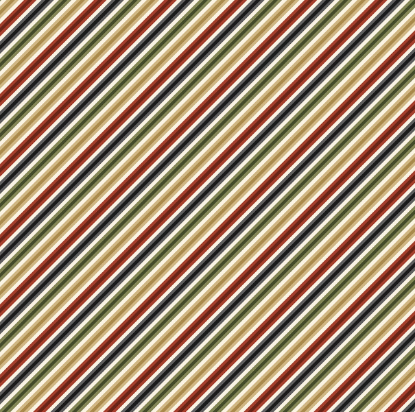Clothworks - Dan DiPaolo - Christmas Tails - Holiday Diagonal Stripe - Y4807-55 Multi Color