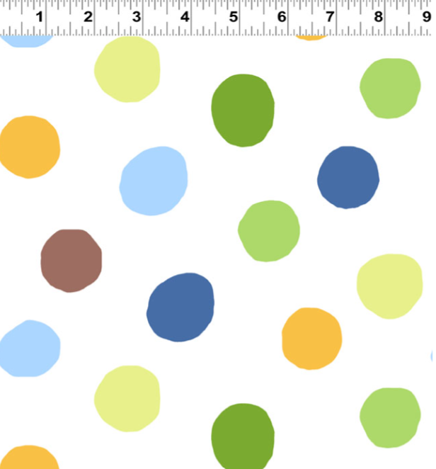 Clothworks - Susybee - Flannel Big Dot - SB20424-999 Multi