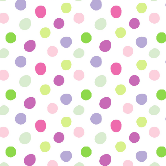 Clothworks - Susybee - Flannel Big Dot - SB20424-820 Green