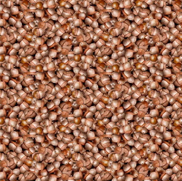 Clothworks - Nancy Rose - The Secret Life of Squirrels IV - Acorns - Y4902-14 Light Brown