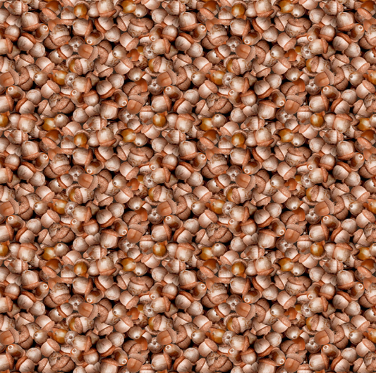 Clothworks - Nancy Rose - The Secret Life of Squirrels IV - Acorns - Y4902-14 Light Brown