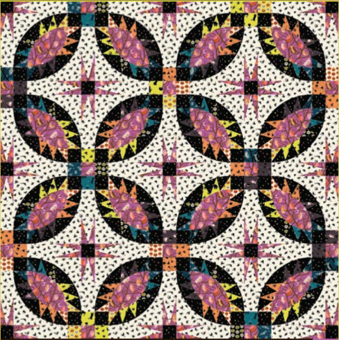 Hello Dolly Quilt Pattern By Taralee Quiltery and Freaky Familiars Fabric Kit Option
