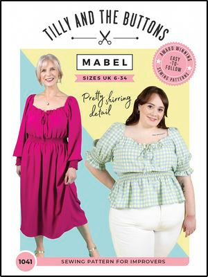 Mabel Blouse and Dress Pattern By Tilly and the Buttons