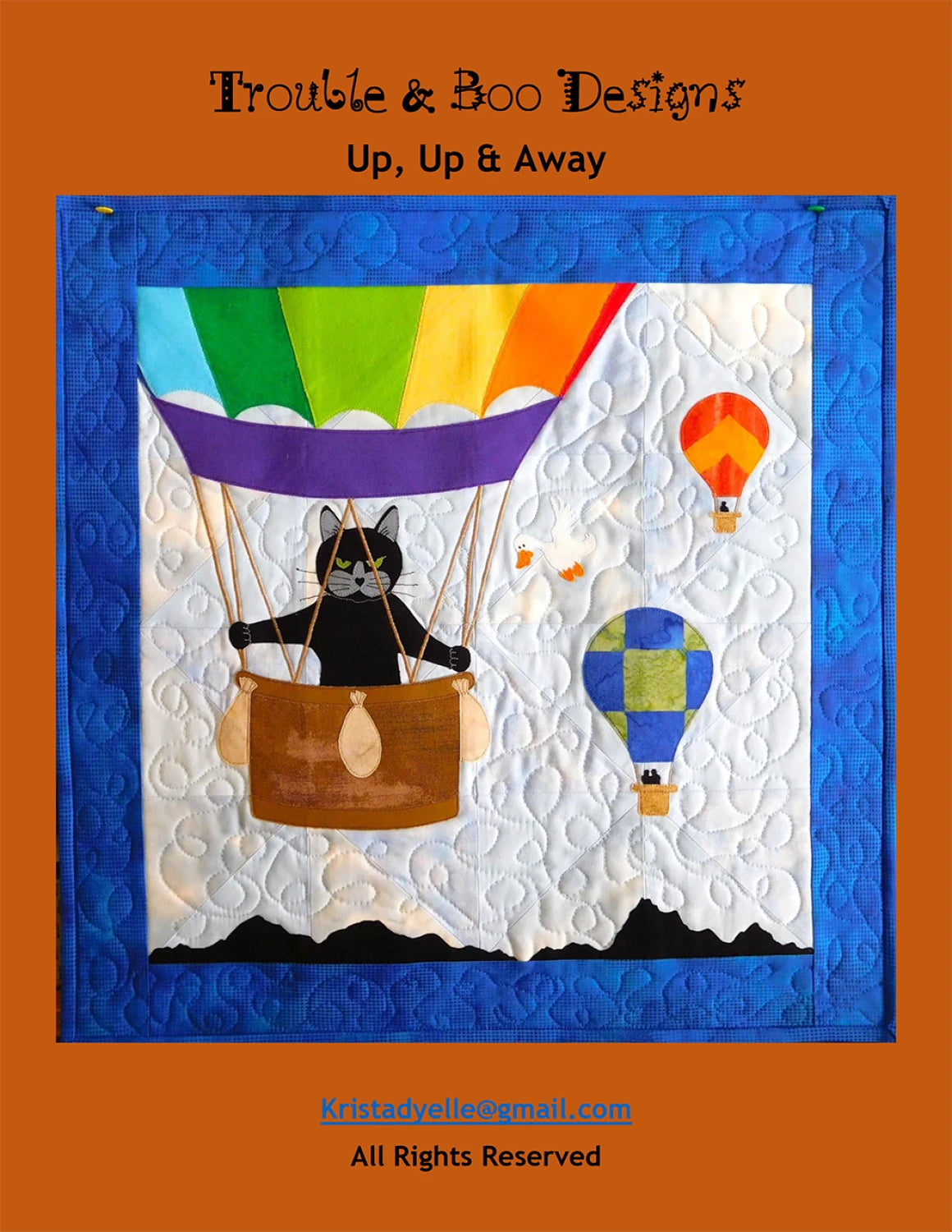 Up Up and Away Quilt Pattern By Trouble and Boo