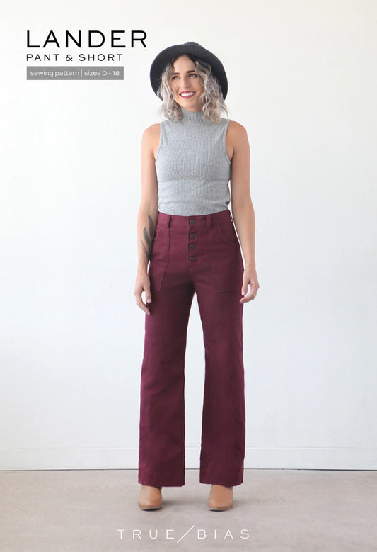 Lander Pants and Shorts Pattern By True Bias