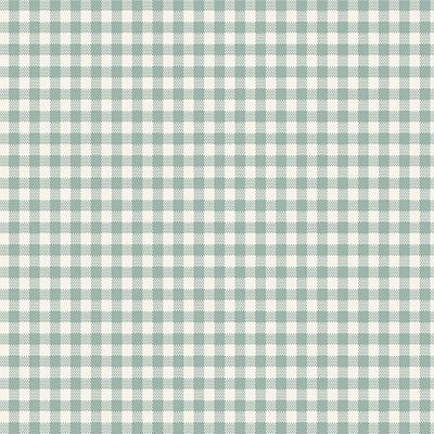 Tilda - Woven Gingham Wide Back Quilt Backing Fabric - Duckegg - TIL150017