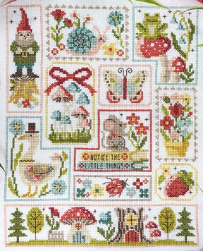 Garden Party Cross Stitch Pattern By The Tiny Modernist