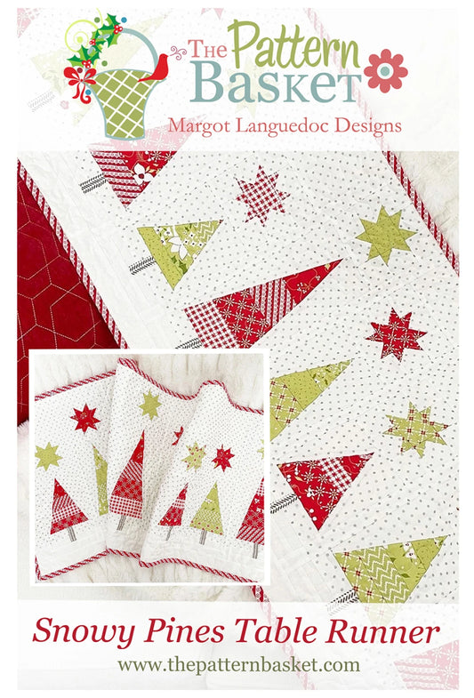 Snowy Pines Table Runner Pattern By The Pattern Basket