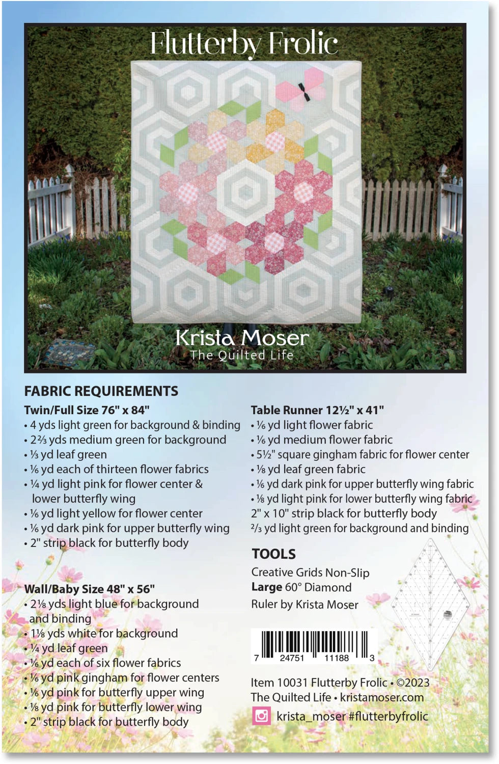 Flutterby Frolic Quilt Pattern By The Quilted Life