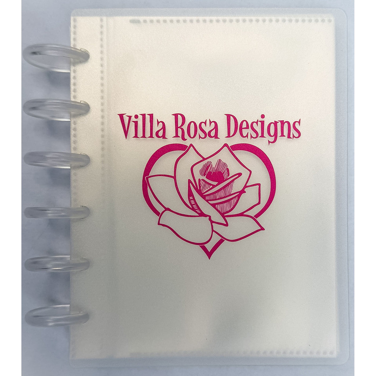 Villa Rosa Discbound Pattern Storage Binder - Clear WITH Logo
