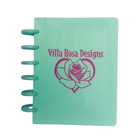 Villa Rosa Discbound Pattern Storage Binder - Teal WITH Logo