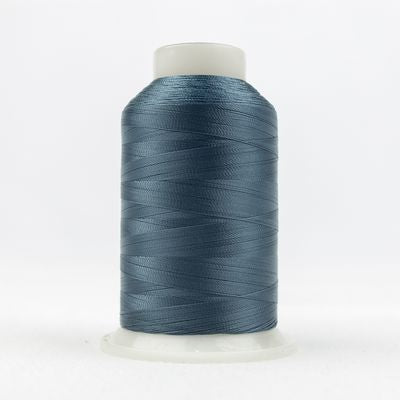 Wonderfil - Deco-Bob - Cottonized Polyester Thread - 80wt -  2000m - Metal Blue - DB 315