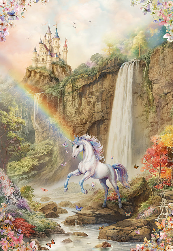 Preorder - Hoffman California - Stardust Fables - Unicorn Panel - Y5840-181 Rainbow - Ships October 2026