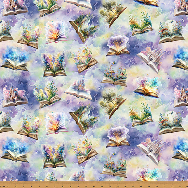 Preorder - Hoffman California - Stardust Fables - Story Books on Purple - Y5841-81 Violet - Ships October 2026
