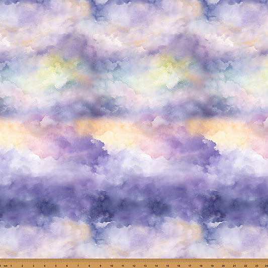 Preorder - Hoffman California - Stardust Fables - Purple Watercolor Clouds - Y5843-223-Orchid - Ships October 2026