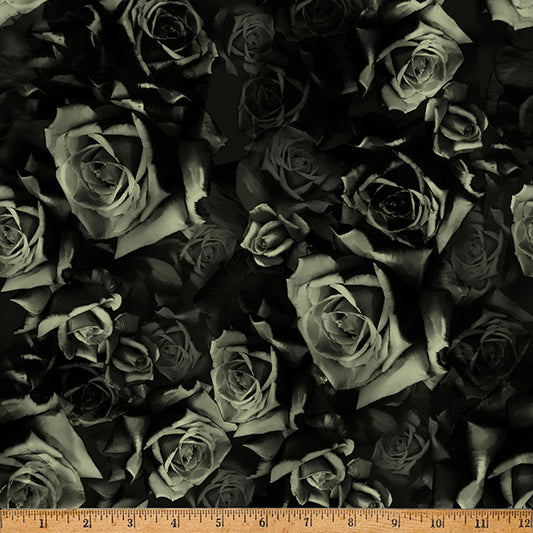 PREORDER - Hoffman - Travis Glasgow and Graveyard Blooms - Boneheads - Halloween Black Roses - Y5855-213-Onyx  - Ships August 2026