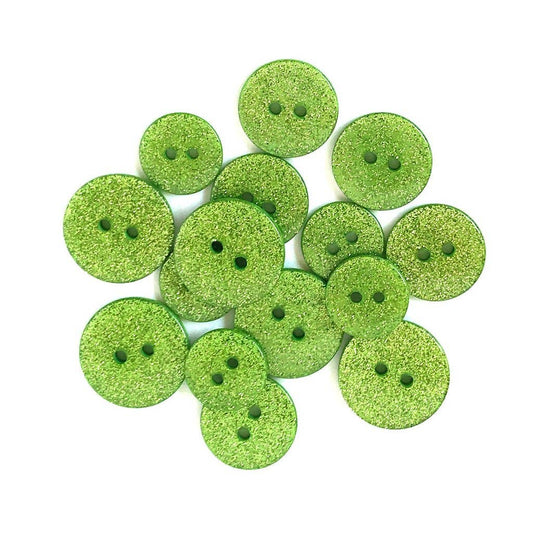 Buttons Galore and More Granny Smith Glitter Buttons