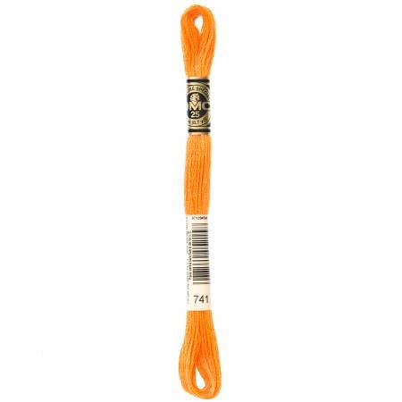 DMC Six Strand Embroidery Floss - 740 - 741 - 742 - 743 - 744 - 745 - 746