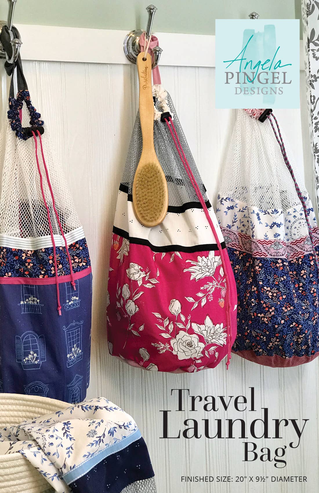 Travel Laundry Bag Sewing Pattern By Angela Pingel