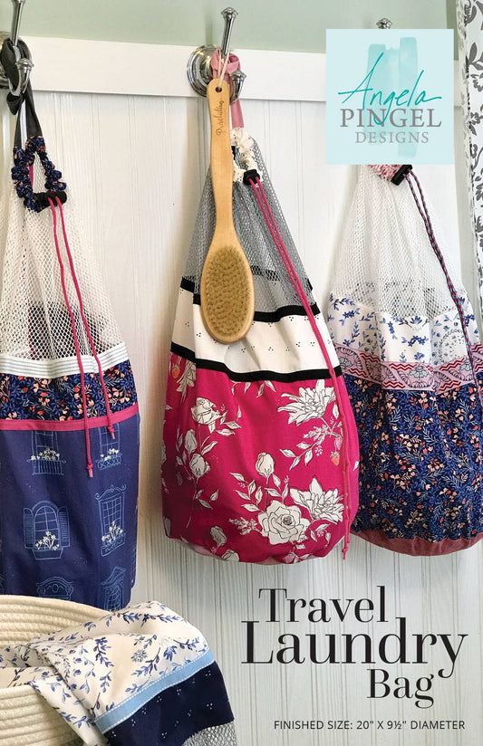 Travel Laundry Bag Sewing Pattern By Angela Pingel