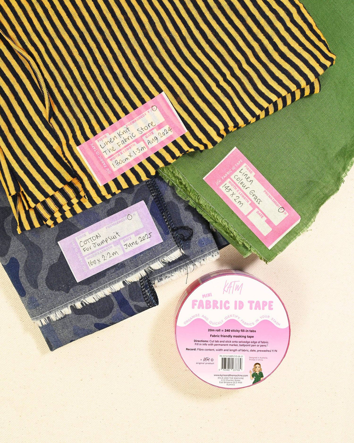 Kylie and the Machine - Mini Fabric ID Tape