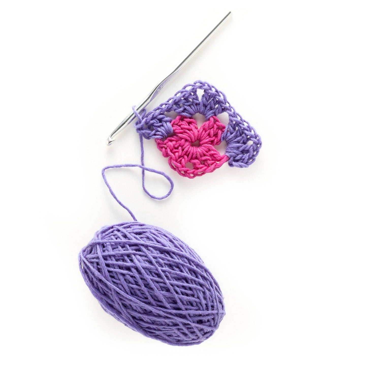 Friendly Loom - Explore Crochet: Granny Square Kit – Berry