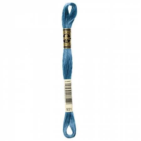 DMC Six Strand Embroidery Floss - 924 - 926 - 927 - 928 - 930 - 931 - 932