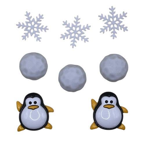 Buttons Galore and More Penguin Frame DIY Craft Kit