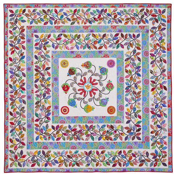 Not Quite A Thousand Leaves Quilt 3/8" Templates OR Mylar Templates OR Freezer Paper By Kim Mclean
