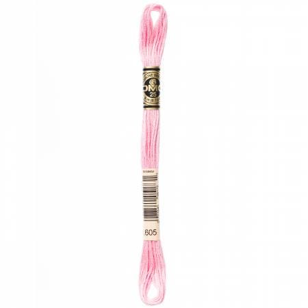 DMC Six Strand Embroidery Floss - 600 - 601 - 602 - 603 - 604 - 605 - 606 - 608