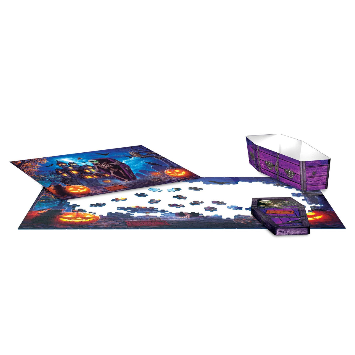 Eurographics Puzzles USA - Spooky Coffin - Puzzle Tin