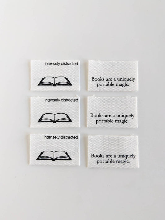 Books are a Uniquely Portable Magic | Cotton Luxe Labels