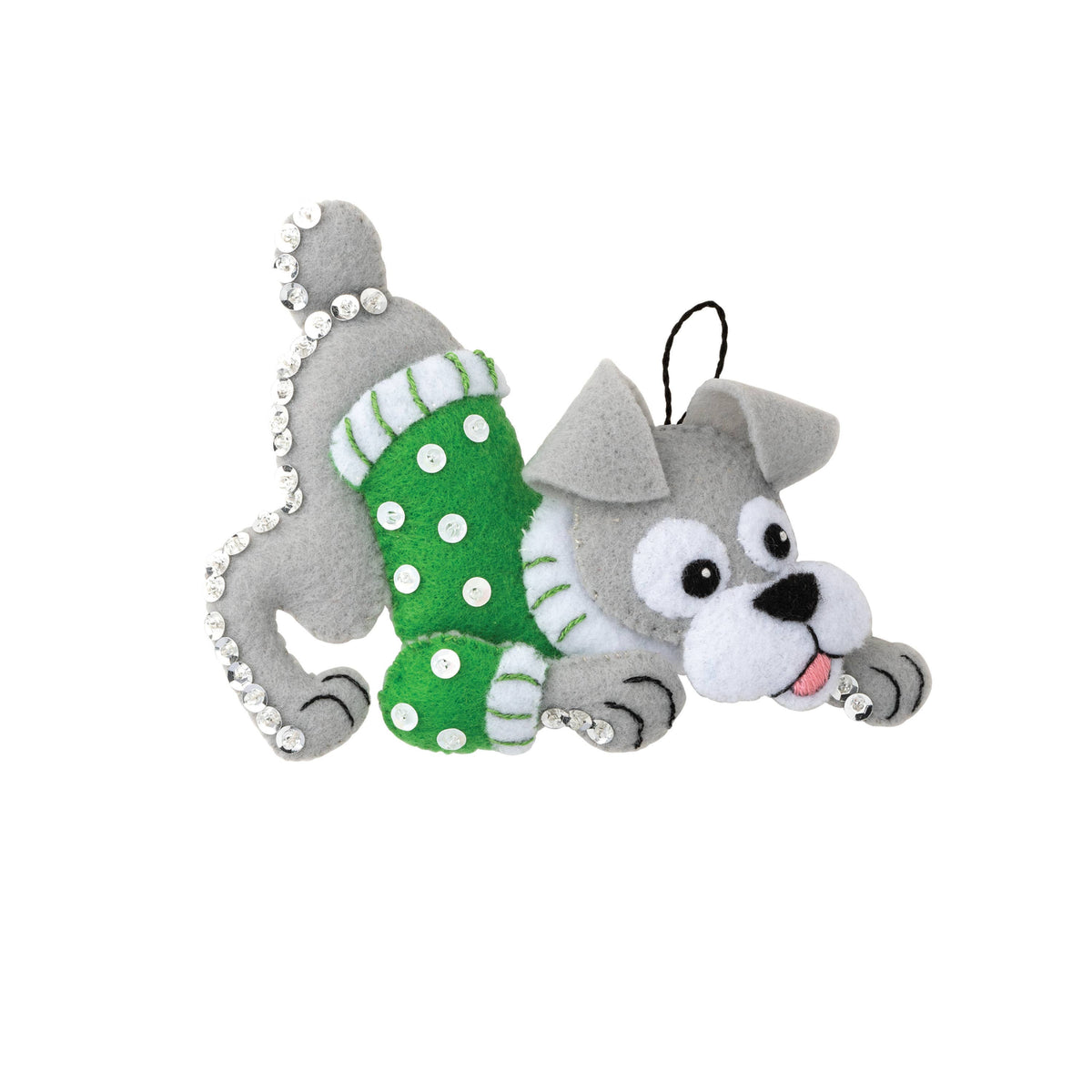 Bucilla ® Seasonal Felt Christmas Ornaments Kit Dogs in Ugly Sweaters