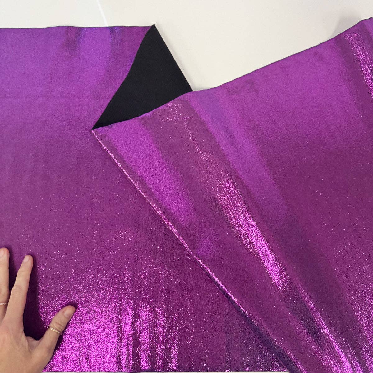Sew Hungry Hippie - Metallic Shimmer Soft Vinyl Fabric for Bag Making