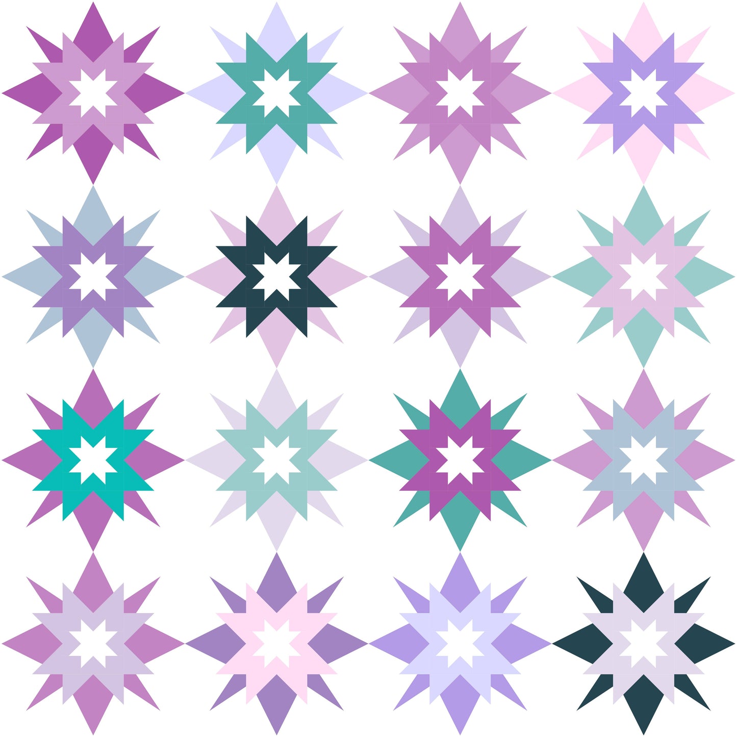 Star Riot Quilt Pattern By QuiltCakes