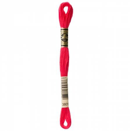 DMC Six Strand Embroidery Floss - 3801 - 3802 - 3803 - 3804 - 3805 - 3806