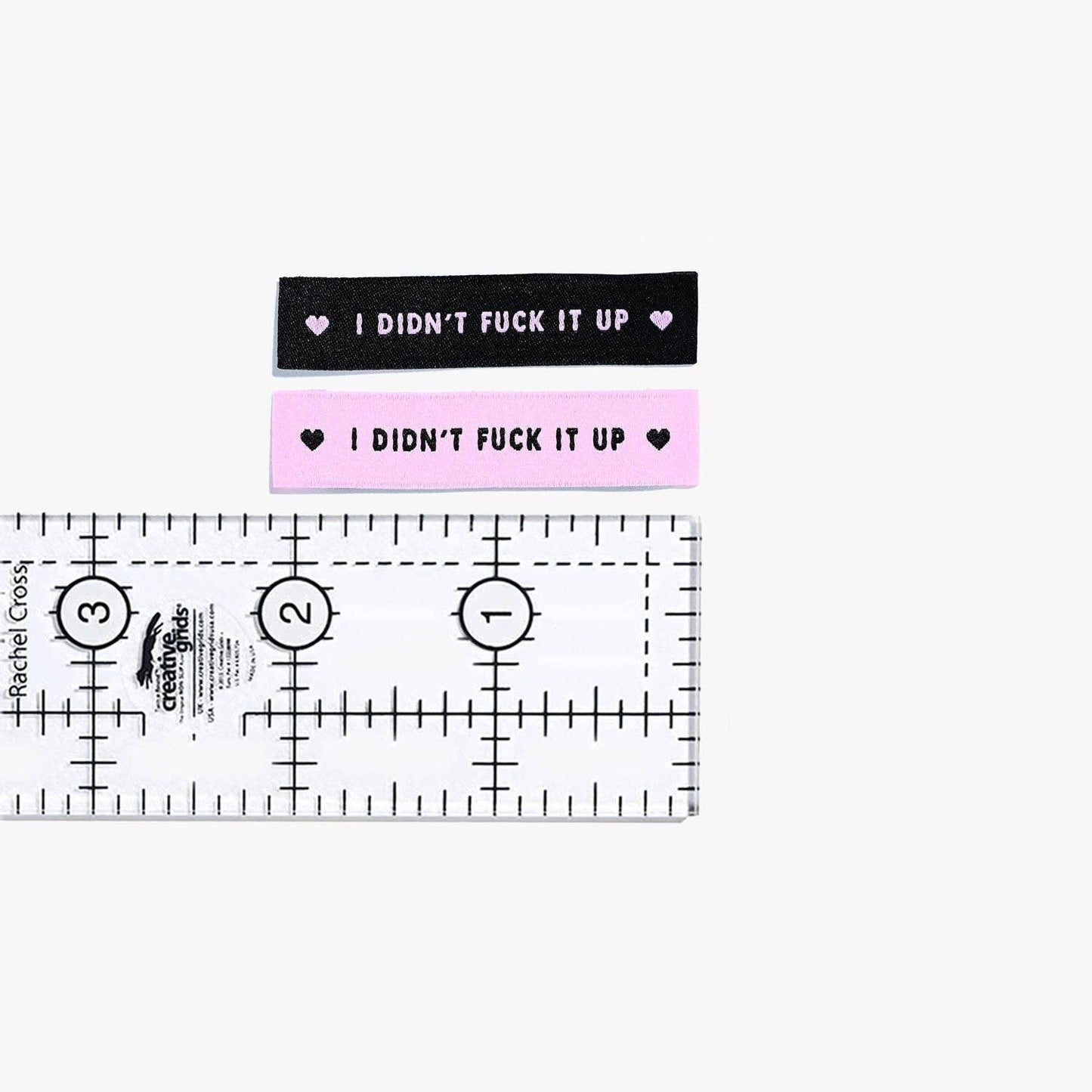 Kylie and the Machine - I Didn't Fuck It Up Woven Labels